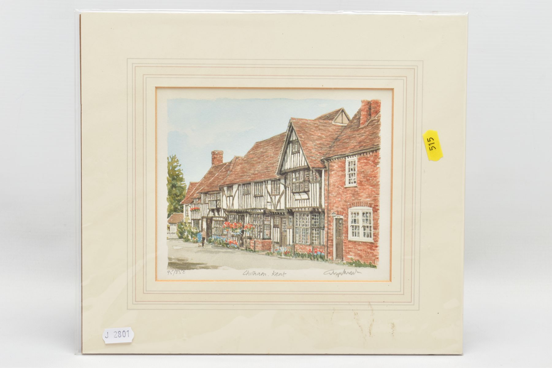 PICTURES AND PRINTS ETC, TO INCLUDE A WATERCOLOUR OF THE DOG AND PARTRIDGE, CROWN ST, BURY ST - Bild 4 aus 12