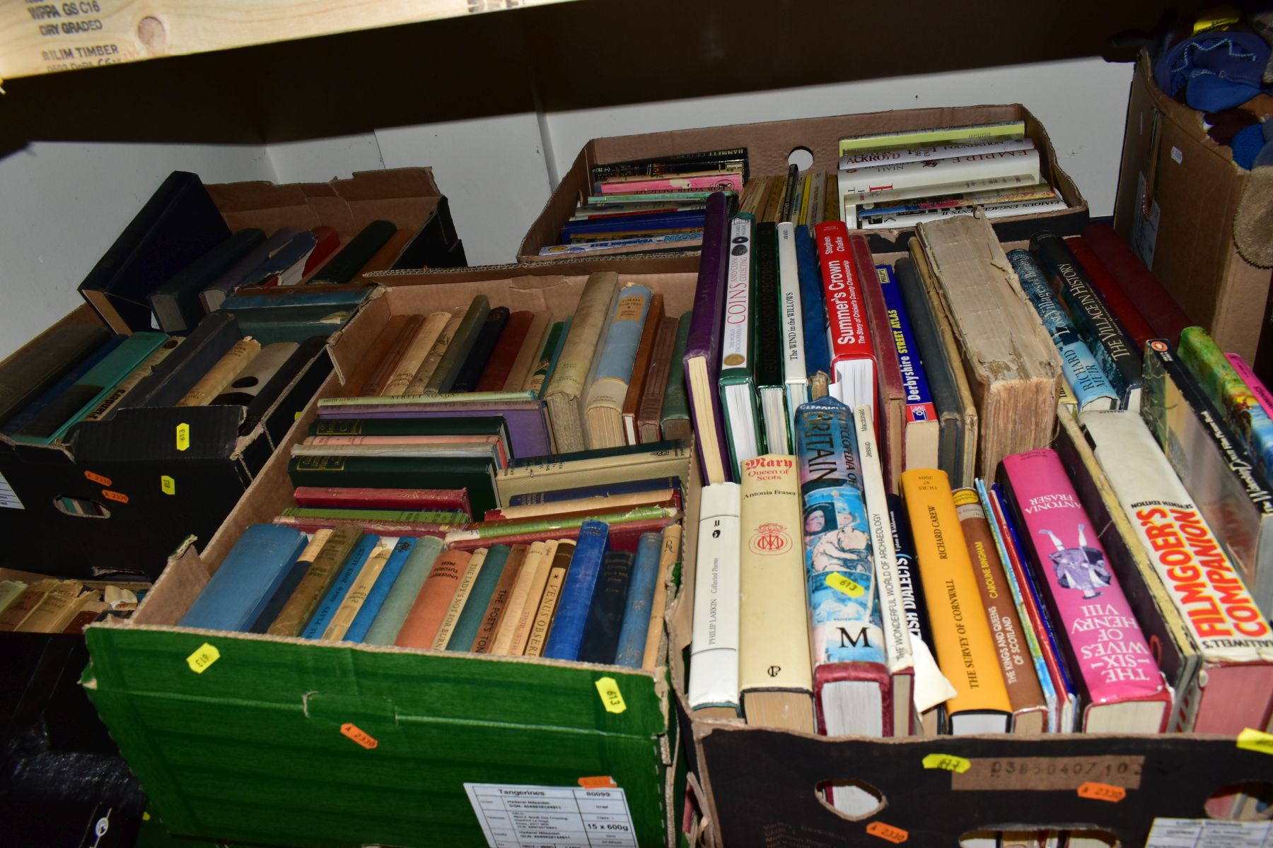 NINE BOXES CONTAINING APPROX 450 BOOKS OF A WIDE RANGE OF INTERESTS, some Enid Blyton and other - Image 6 of 15
