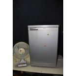 A BOSCH KTR15460GB undercounter fridge (PAT pass and working) and a Micromark 12in desk fan (PAT