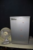 A BOSCH KTR15460GB undercounter fridge (PAT pass and working) and a Micromark 12in desk fan (PAT