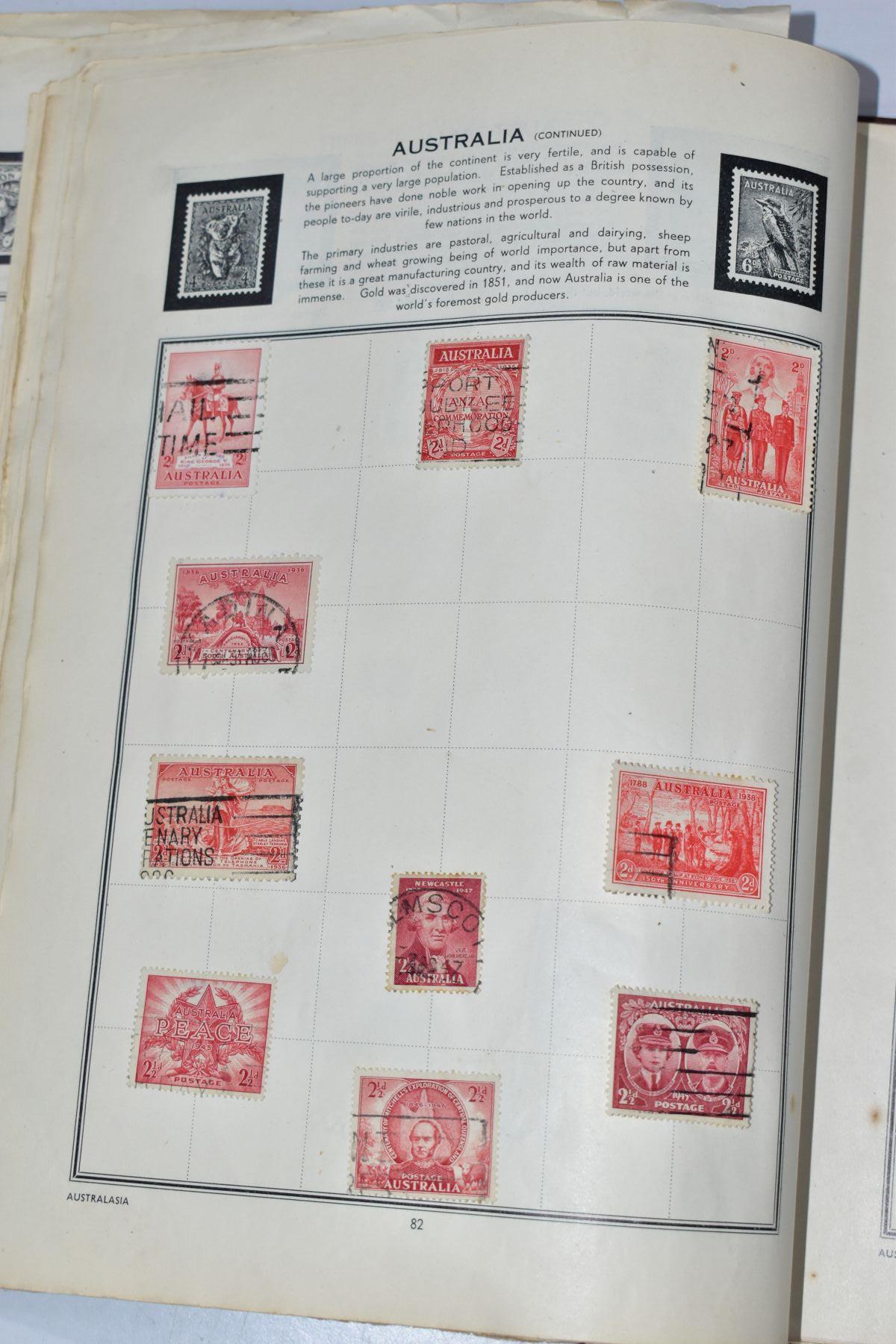 WORLDWIDE STAMP COLLECTION in Meteor loose leaf album, mainly mid period to about 1950 - Bild 3 aus 4