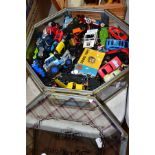 A QUANTITY OF UNBOXED AND ASSORTED MODERN DIECAST VEHICLES, mainly Mattel Hot Wheels, reproduction