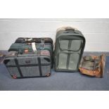 A QUANTITY OF LUGGAGE, to include five various suitcases and a carry bag (6)