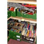NINE BOXES CONTAINING APPROX 450 BOOKS OF A WIDE RANGE OF INTERESTS, some Enid Blyton and other