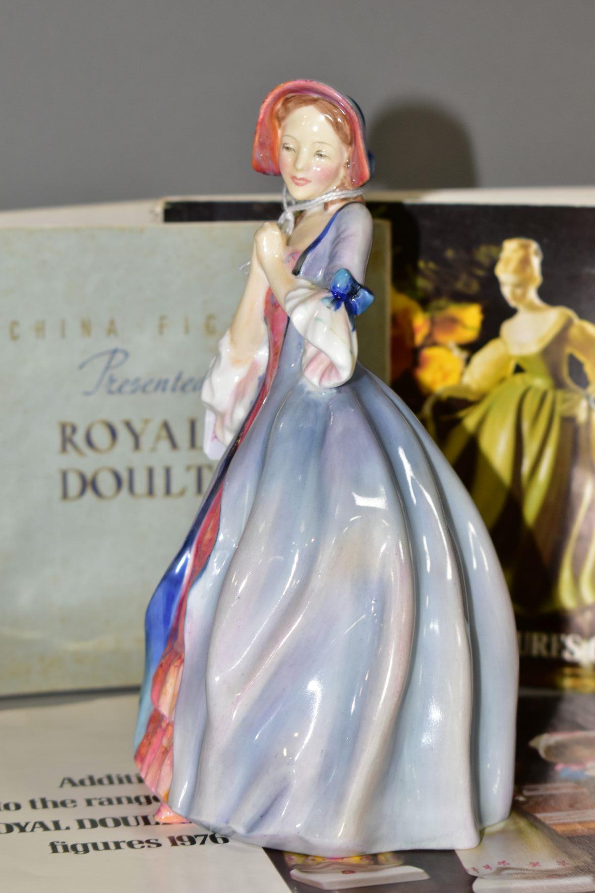 A ROYAL DOULTON FIGURINE AND CATALOGUES, to include Deidre HN 2020 figurine (good condition), - Bild 2 aus 5