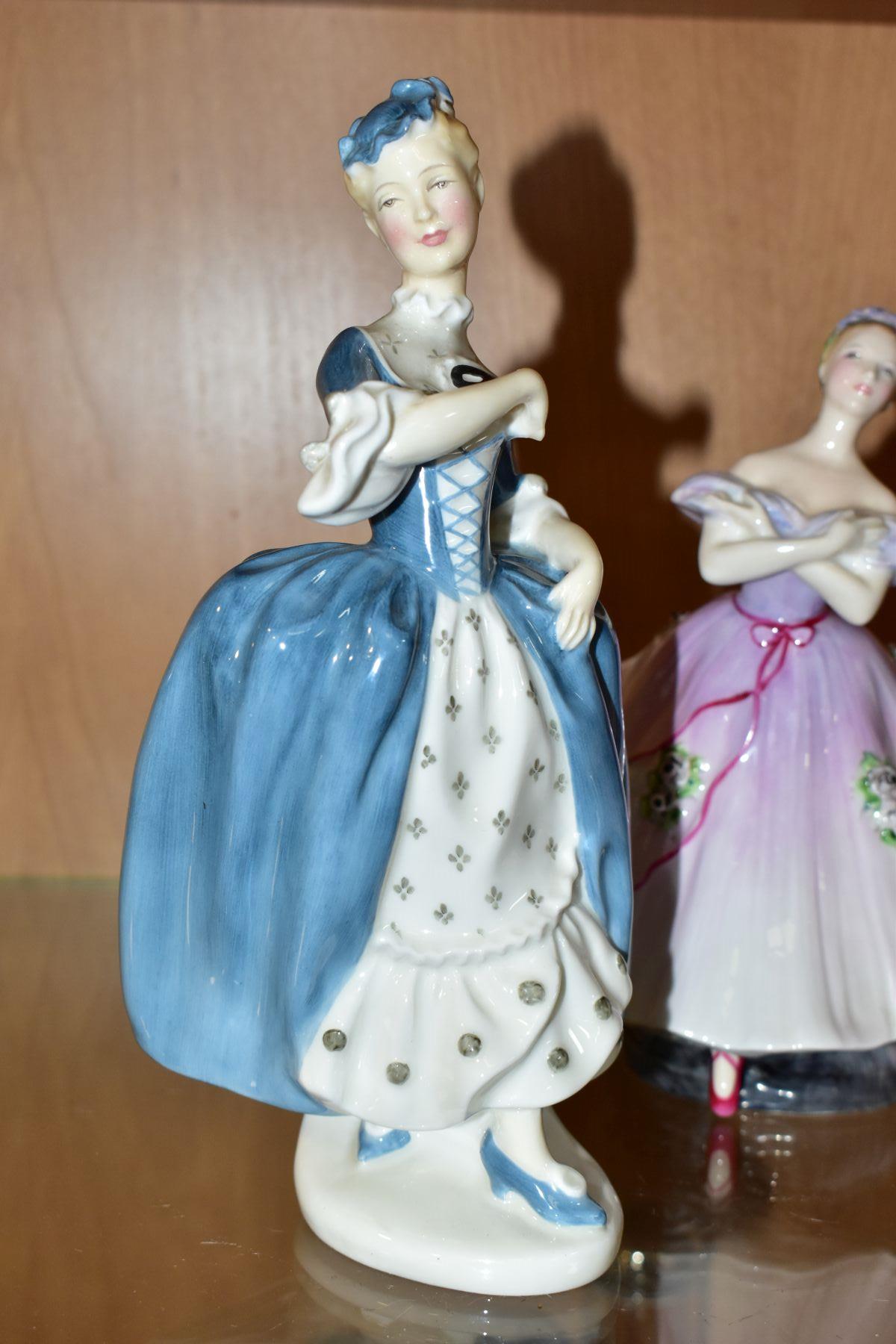 FIVE ROYAL DOULTON FIGURINES, comprising Lily HN 1798, Dinky Do HN 1678, Marie HN 1370, The - Bild 5 aus 5