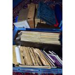 A LARGE COLLECTION OF FIRST DAY COVERS AND STAMP COVERS 1970'S - 1990'S, in two plastic containers