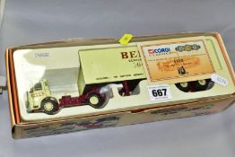 A BOXED CORGI CLASSICS LIMITED EDITION BELLS WHISKY LORRY, together with an Original Odhner adding