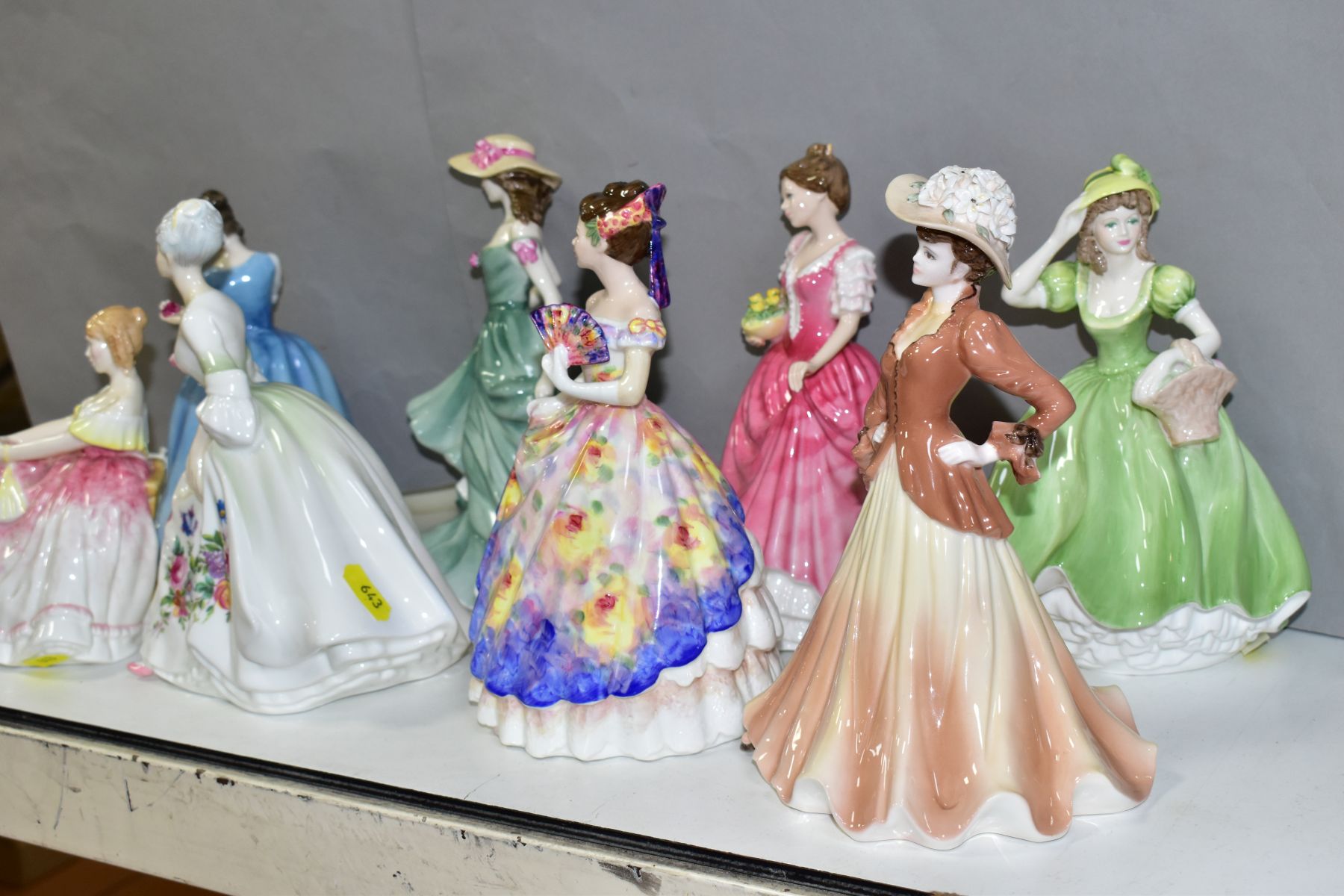EIGHT ROYAL DOULTON AND COALPORT FIGURINES, comprising Royal Doulton Lorraine HN3118, Diana - Image 3 of 4