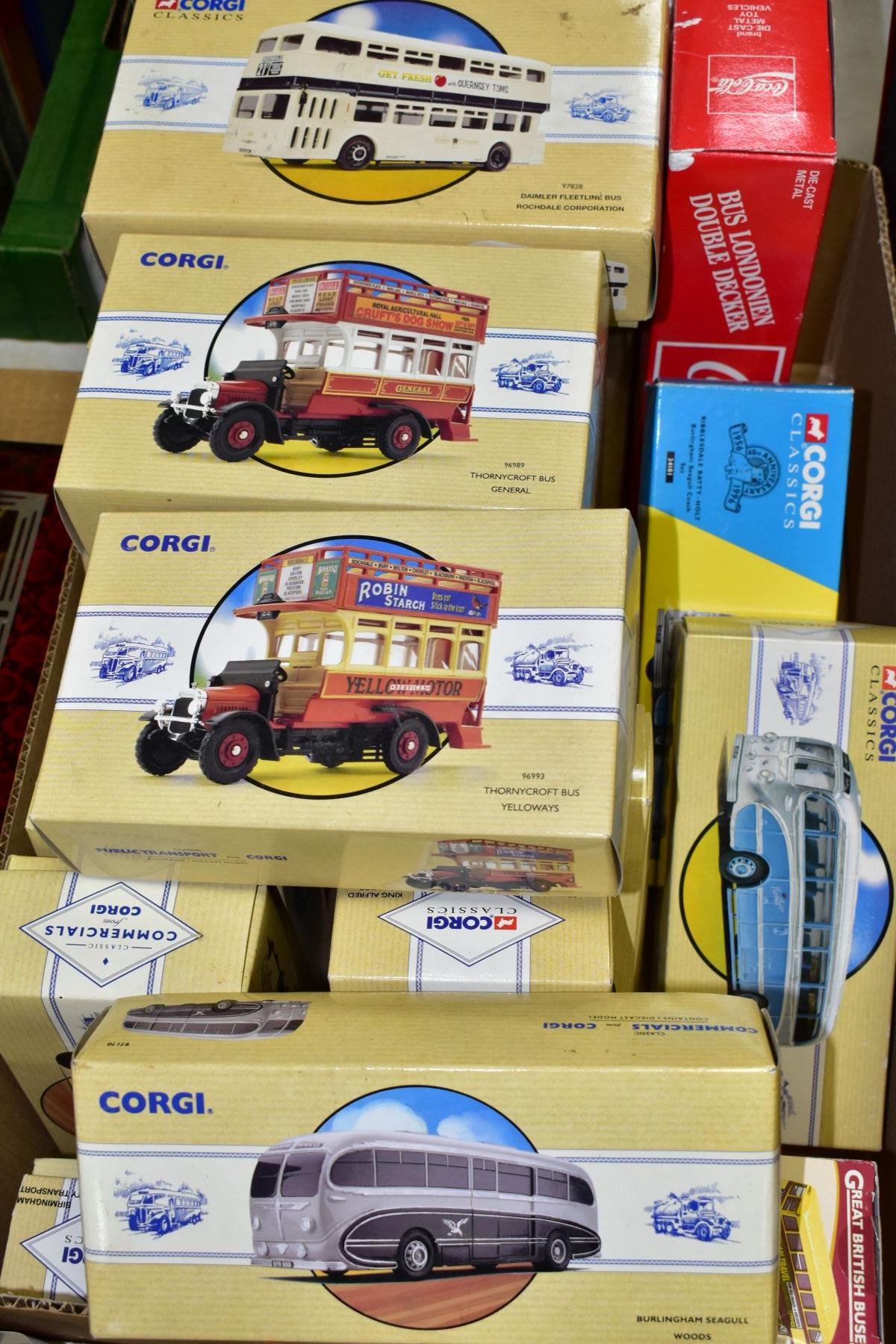 A QUANTITY OF ASSORTED MAINLY CORGI CLASSICS BUS AND COACH MODELS, all complete with limited edition - Bild 2 aus 3