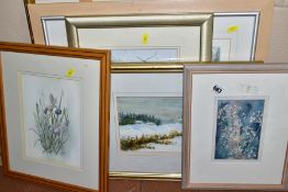 DECORATIVE LATE 20TH CENTURY / EARLY 21 CENTURY WATERCOLOURS ETC, comprising 'The Beach at