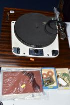 A GARRARD 301 TRANSCRIPTION TURNTABLE, Schedule No 51400/2, Serial No 58451 mounted to a recent