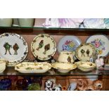 A GROUP OF ROYAL DOULTON SERIESWARE, OTHER CERAMICS AND GLASSWARES, to include eleven pieces of