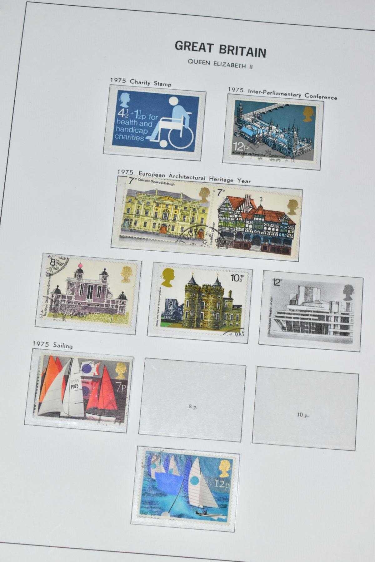 GB MAINLY USED COLLECTION, in four albums (1 Davo and 3 x Royal Mail ring binders) we note a small - Bild 5 aus 7