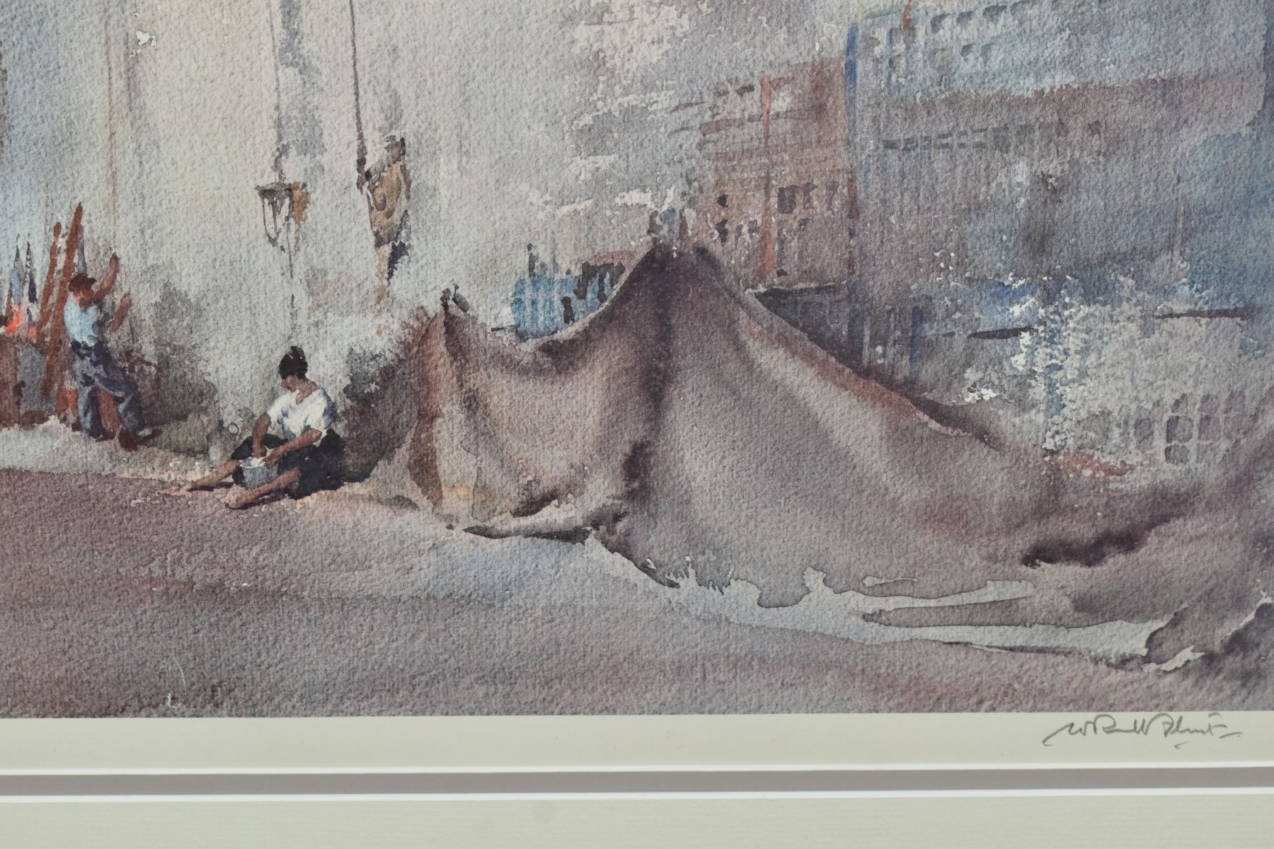 WILLIAM RUSSELL FLINT (1881-1969) 'WHITE INTERIOR, CHATEAUNEUF SUR LOIRE', a signed limited - Image 3 of 3