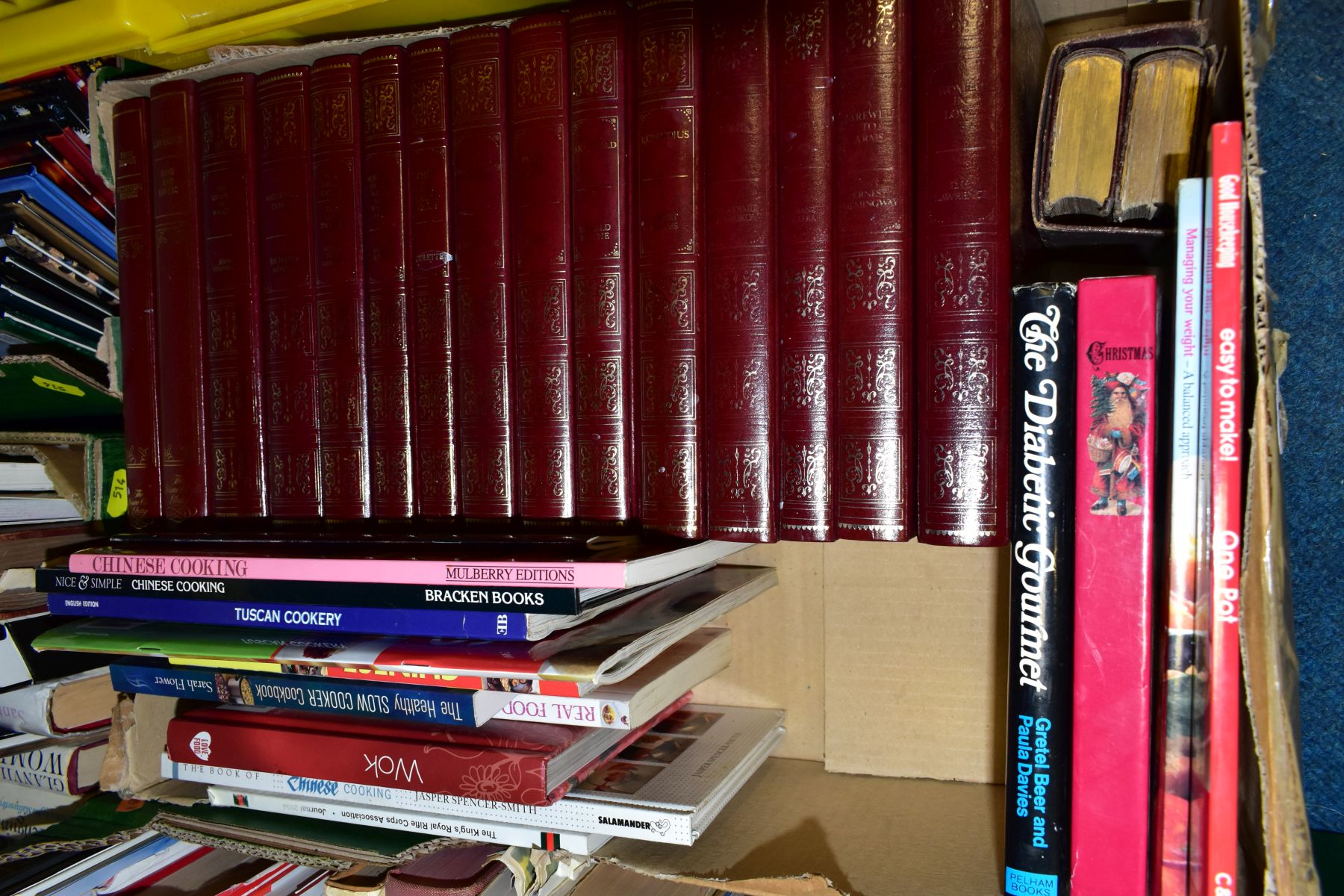 SEVEN BOXES OF BOOKS, RECORDS AND CDs, to include approximately one hundred and twenty books, titles - Image 3 of 8