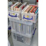 AIRCRAFT / MILITARY BOOKS, four boxes containing approximately sixty-five mostly hardback titles,