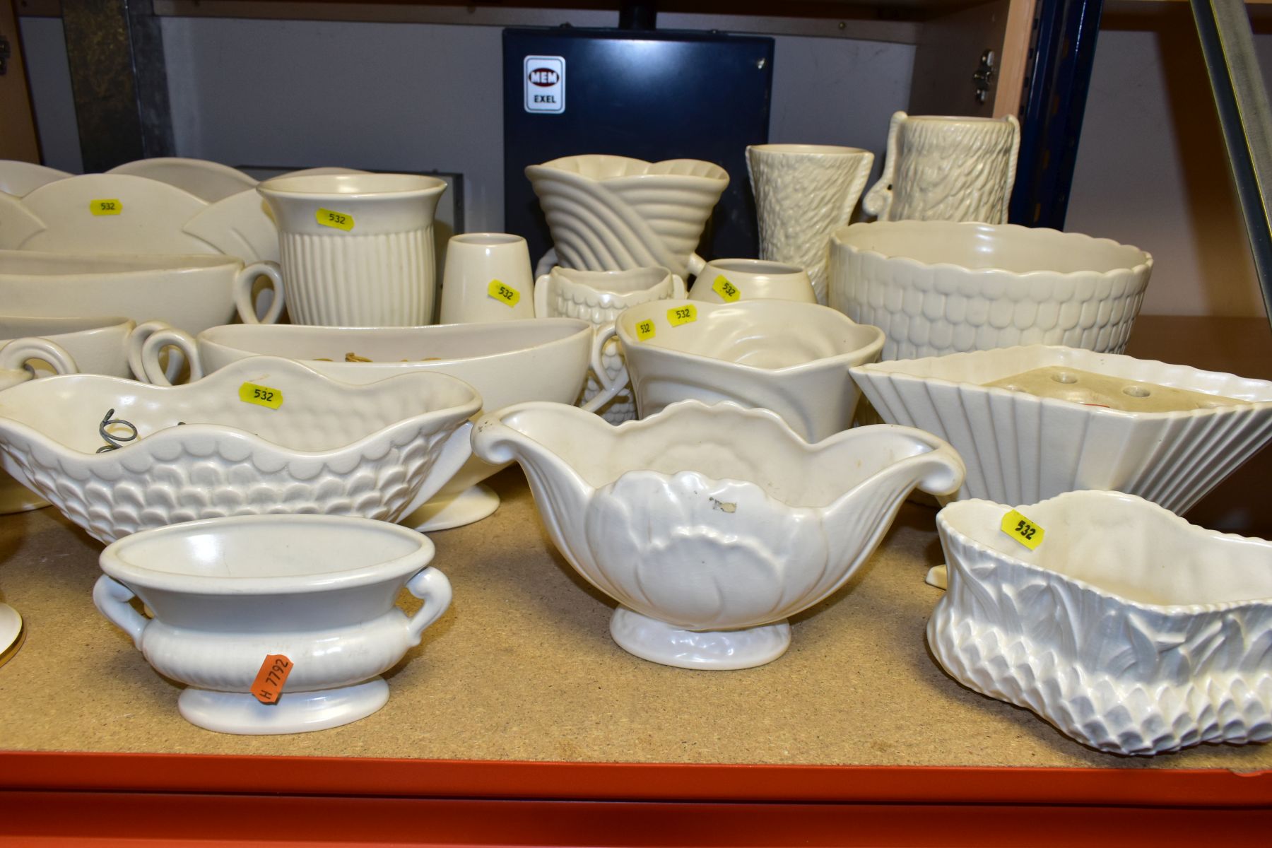 A QUANTITY OF SYLVAC POTTERY, comprising twenty one black and pewter effect tankards, household - Image 4 of 9