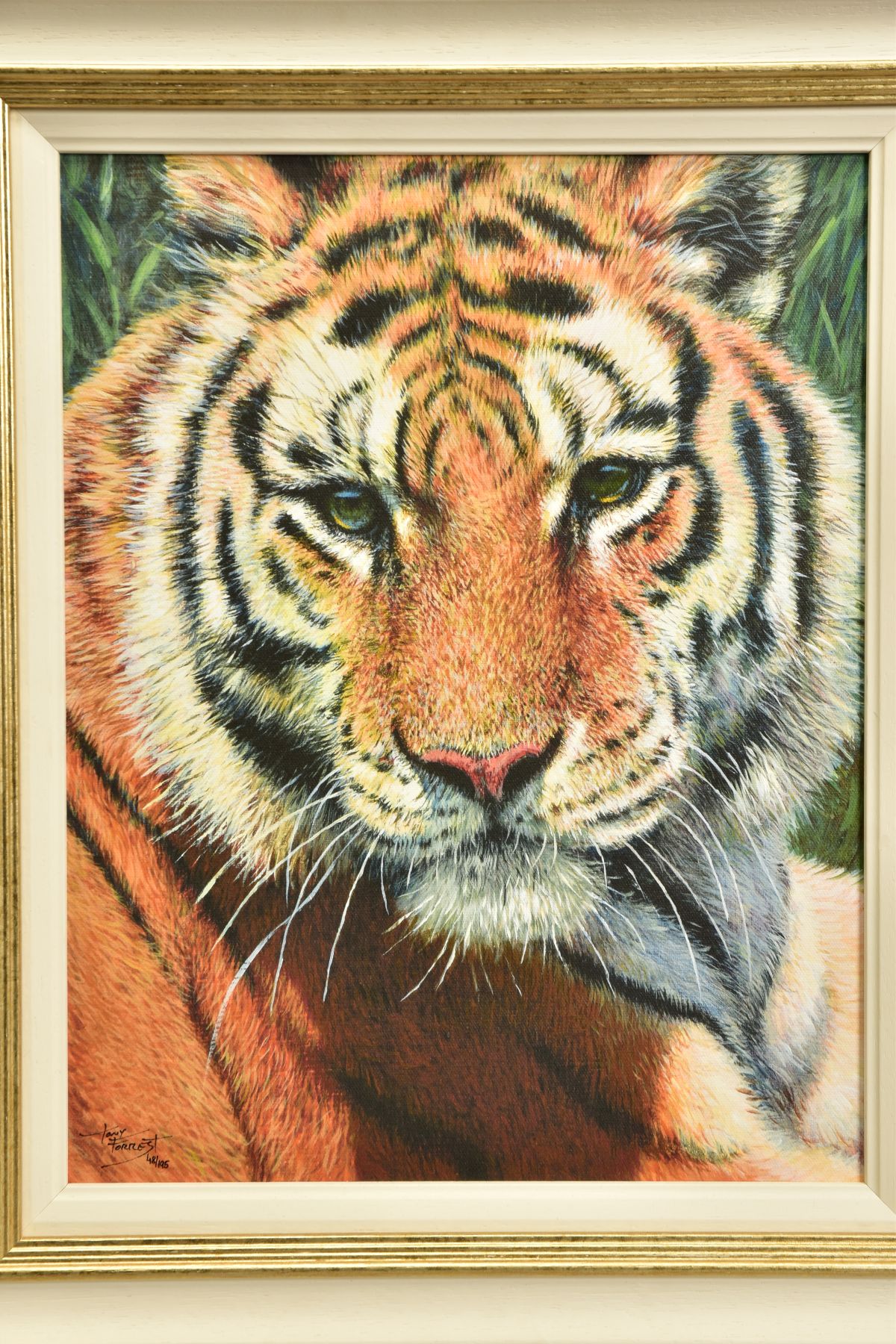 TONY FORREST (BRITISH 1961) 'WILD THING' A signed limited edition print of a tiger, 48/195 with - Image 2 of 6