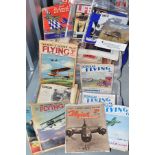 AIRCRAFT & MISCELLANEOUS MAGAZINES, three boxes containing a collection of several hundred mainly