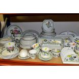 A QUANTITY OF PORTMEIRION TABLEWARE, mostly 'Botanic Garden' to include three serving dishes,