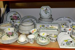 A QUANTITY OF PORTMEIRION TABLEWARE, mostly 'Botanic Garden' to include three serving dishes,