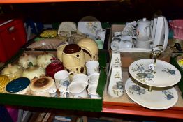 THREE BOXES AND LOOSE SYLVAC CERAMICS, to include a thirty two piece Limegrove tea set including a