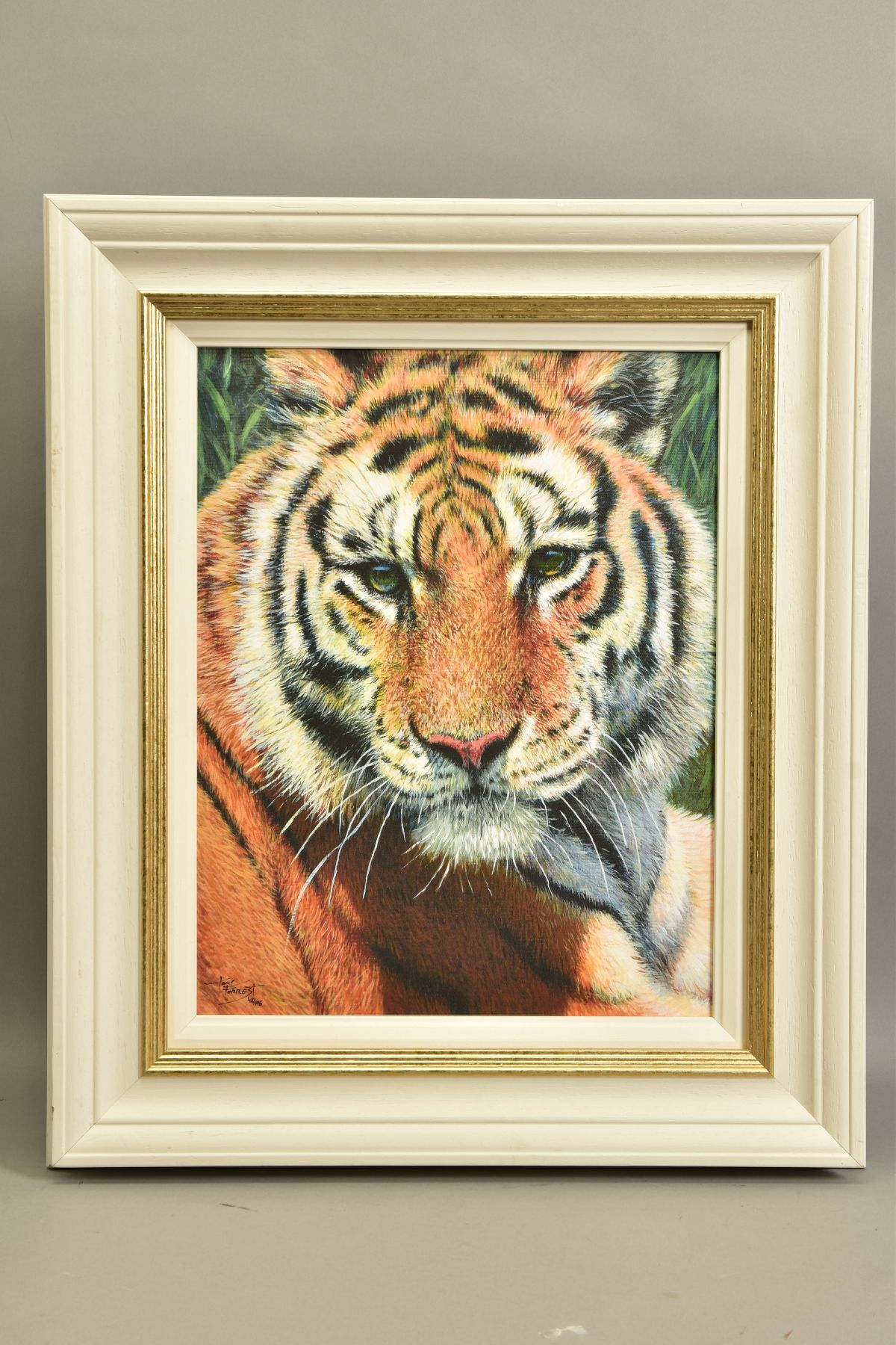 TONY FORREST (BRITISH 1961) 'WILD THING' A signed limited edition print of a tiger, 48/195 with
