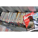 AVIATION MAGAZINES a collection of approximately 400+ editions of the late 20th - early 21st century