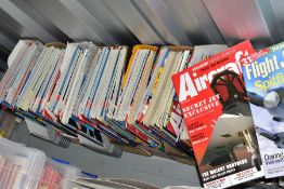 AVIATION MAGAZINES a collection of approximately 400+ editions of the late 20th - early 21st century