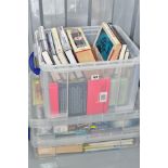 AIRCRAFT / MILITARY BOOKS, three boxes containing approximately fifty-eight, mainly hardback titles,
