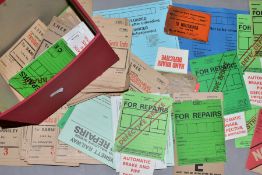 RAILWAY WAGON LABELS, over three hundred labels (mostly uncompleted) the majority from LNER and