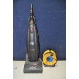 A HOOVER U3528-OO1 vacuum cleaner along with a 25m extension lead, JVC UX-GB9DAB micro component