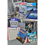 AIRCRAFT & MISCELLANEOUS MAGAZINES, two large boxes containing a collection of several hundred