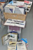 AIRCRAFT PUBLICATIONS three boxes of Aircraft Publicaions to include nineteen bound volumes of '