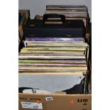 THREE BOXES OF RECORDS, LPs including The Carpenters, Leo Sayer, Stylistics, Abba, Ken Dodd and