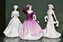 THREE ROYAL DOULTON CLASSICS LIMITED EDITION FIGURINES, comprising Autumn Stroll numbered 24/