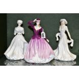 THREE ROYAL DOULTON CLASSICS LIMITED EDITION FIGURINES, comprising Autumn Stroll numbered 24/