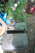 A WEBB 20 PETROL CYLINDER LAWN MOWER, with grass box (engine pulls but not started)