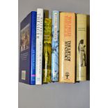 SIX FIRST EDITION HARDBACK BOOKS BY WILFRED THESIGER, in dust jackets, comprising Arabian Sands, The