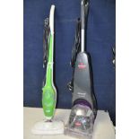 A BISSEL 54K25 carpet cleaner along with an Easy Steam D5474/SM102 steam mop (both PAT pass and