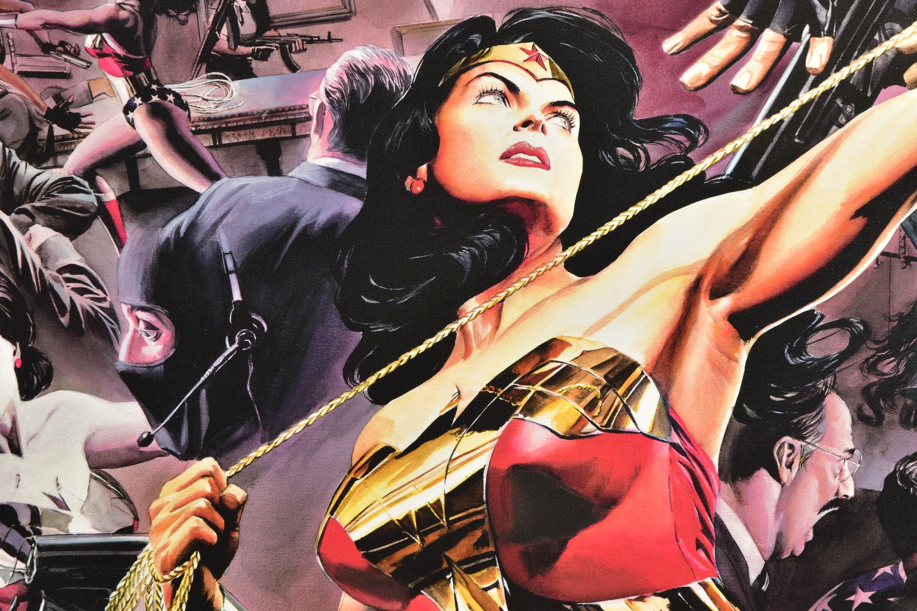ALEX ROSS FOR DC COMICS (AMERICAN CONTEMPORARY) 'WONDER WOMAN: DEFENDER OF TRUTH) a signed limited - Image 3 of 6