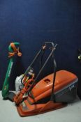 A FLYMO HV3000 HOVER VAC along with a Black and Decker GL225 strimmer (both PAT pass and working)