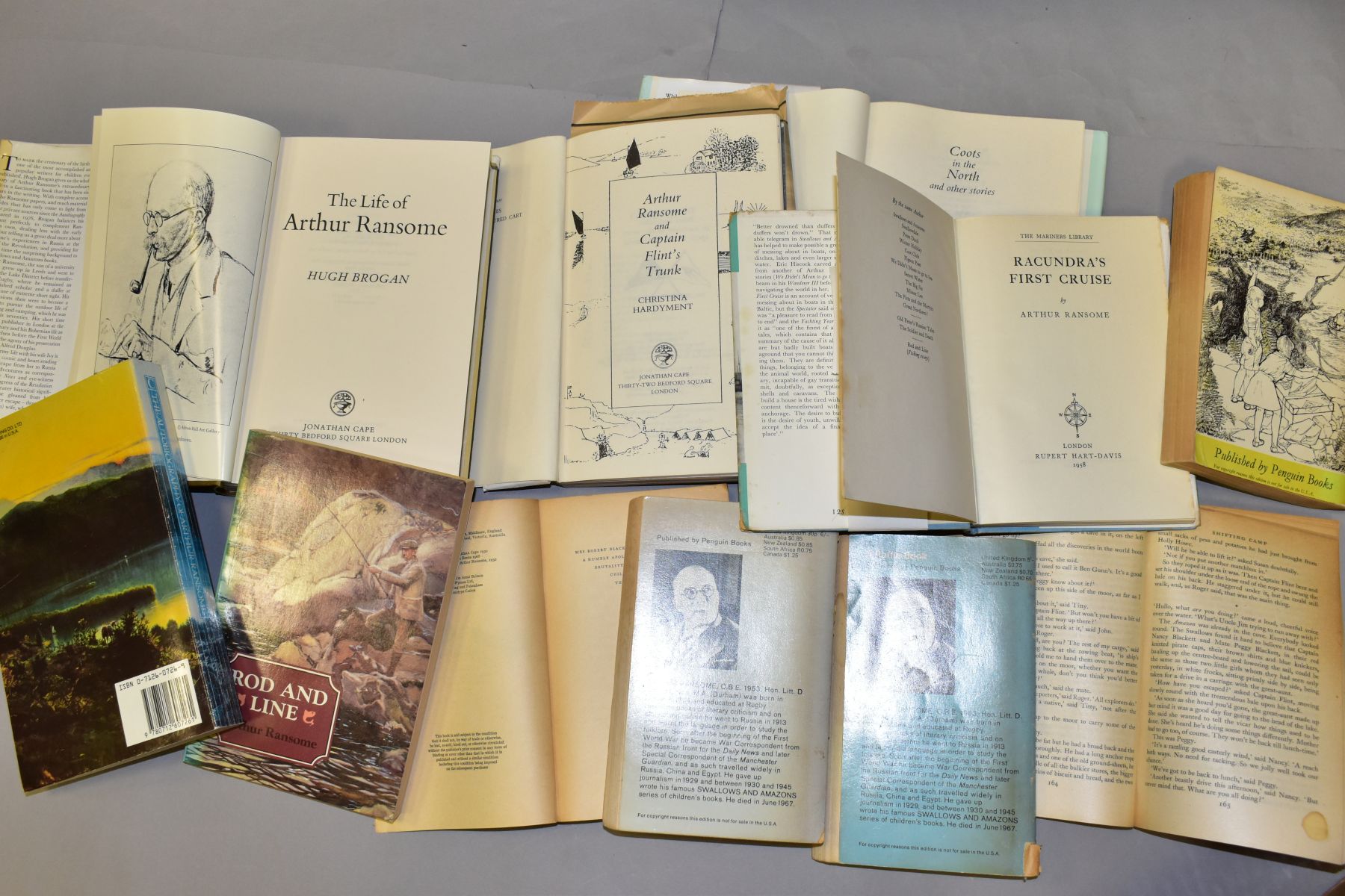 A BOX OF BOOKS BY AND ABOUT ARTHUR RANSOME, eleven titles to include a first edition (1988) of Coots - Bild 3 aus 3