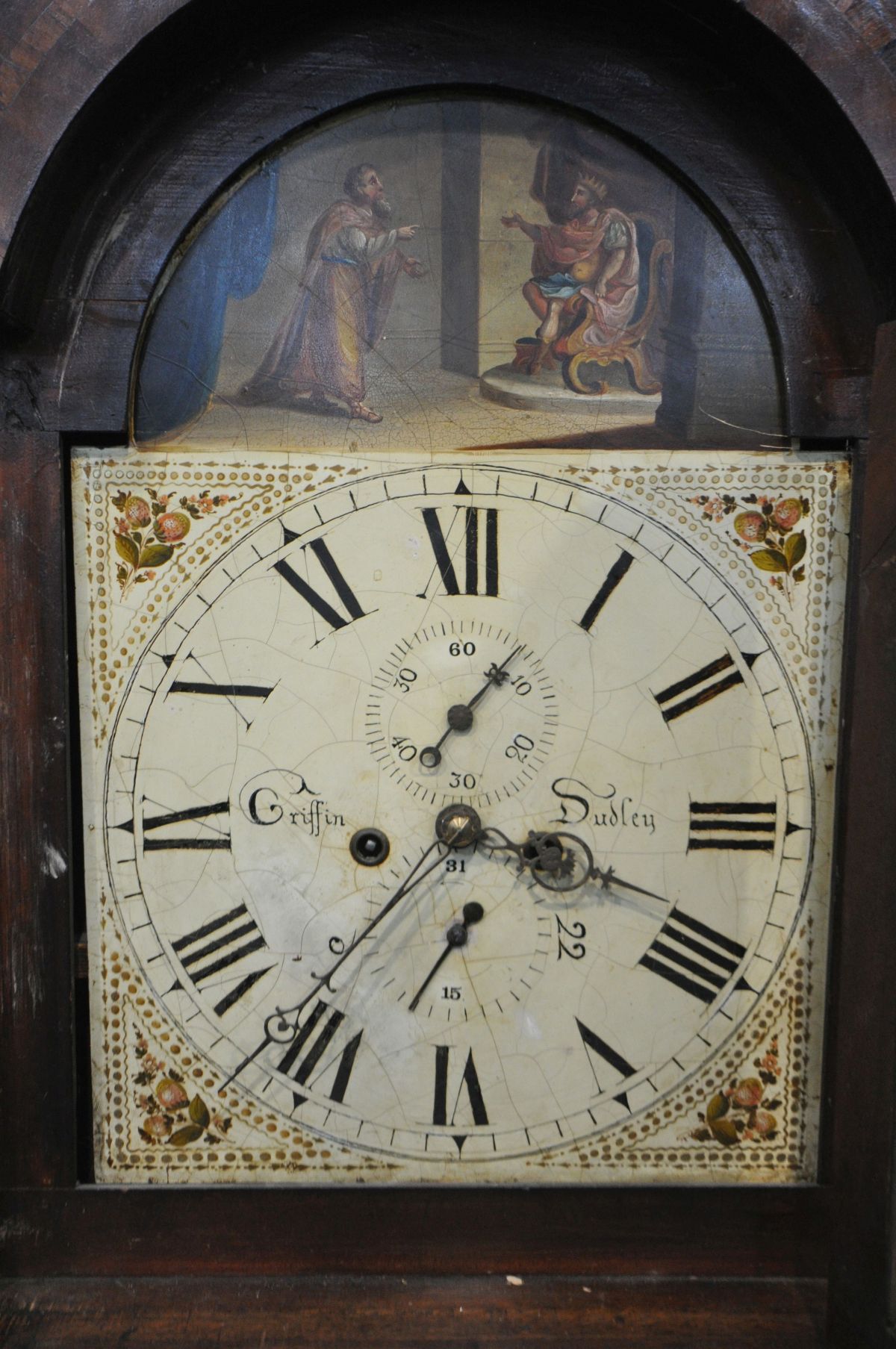 A VICTORIAN MAHOGANY AND CROSSBANDED EIGHT DAY LONGCASE CLOCK, the hood with a swan neck pediment, - Image 3 of 8