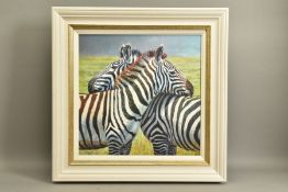 TONY FORREST (BRITISH 1961) 'NEAREST AND DEAREST', a signed limited edition print of zebras 51/