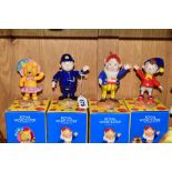 A SET OF FOUR BOXED ROYAL WORCESTER NODDY CHARACTERS, comprising 'Noddy', 'Big-Ears', 'Mr Plod'