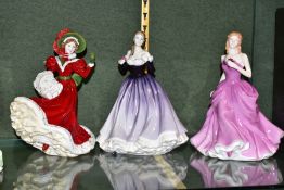 THREE ROYAL DOULTON LADY FIGURES, comprising 'Pretty Ladies - Christmas Day 2005' HN4723, 'Pretty