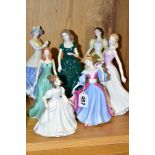 SEVEN ROYAL DOULTON LADY FIGURES, comprising 'Pretty Ladies Best of the Classics -Amy' HN4782,