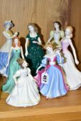 SEVEN ROYAL DOULTON LADY FIGURES, comprising 'Pretty Ladies Best of the Classics -Amy' HN4782,